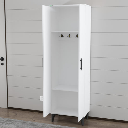 Vestiar Suspendat – Mobilier Modern din PAL Alb Lucios, Premium