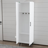 Vestiar Suspendat – Mobilier Modern din PAL Alb Lucios, Premium