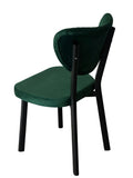 Scaun Mar, Cafenea, Restaurant, Bucatarie, Living, Metal, Babyface Textil, Verde - Desire Furniture