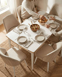 Sormis Set Extensibila 80x 135 (80 x 178) Si Scaun 6 Buc Crem