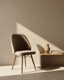 Sormis Set Extensibila 80x 135 (80 x 178) Si Scaun 6 Buc Maro