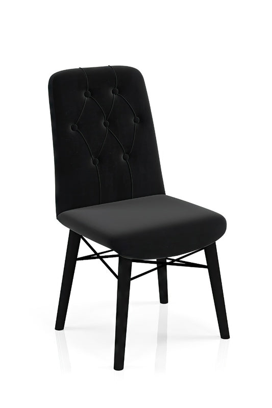 Babyface Bancă Scaun Negru (picior negru) / Desire Furniture - Desire Furniture