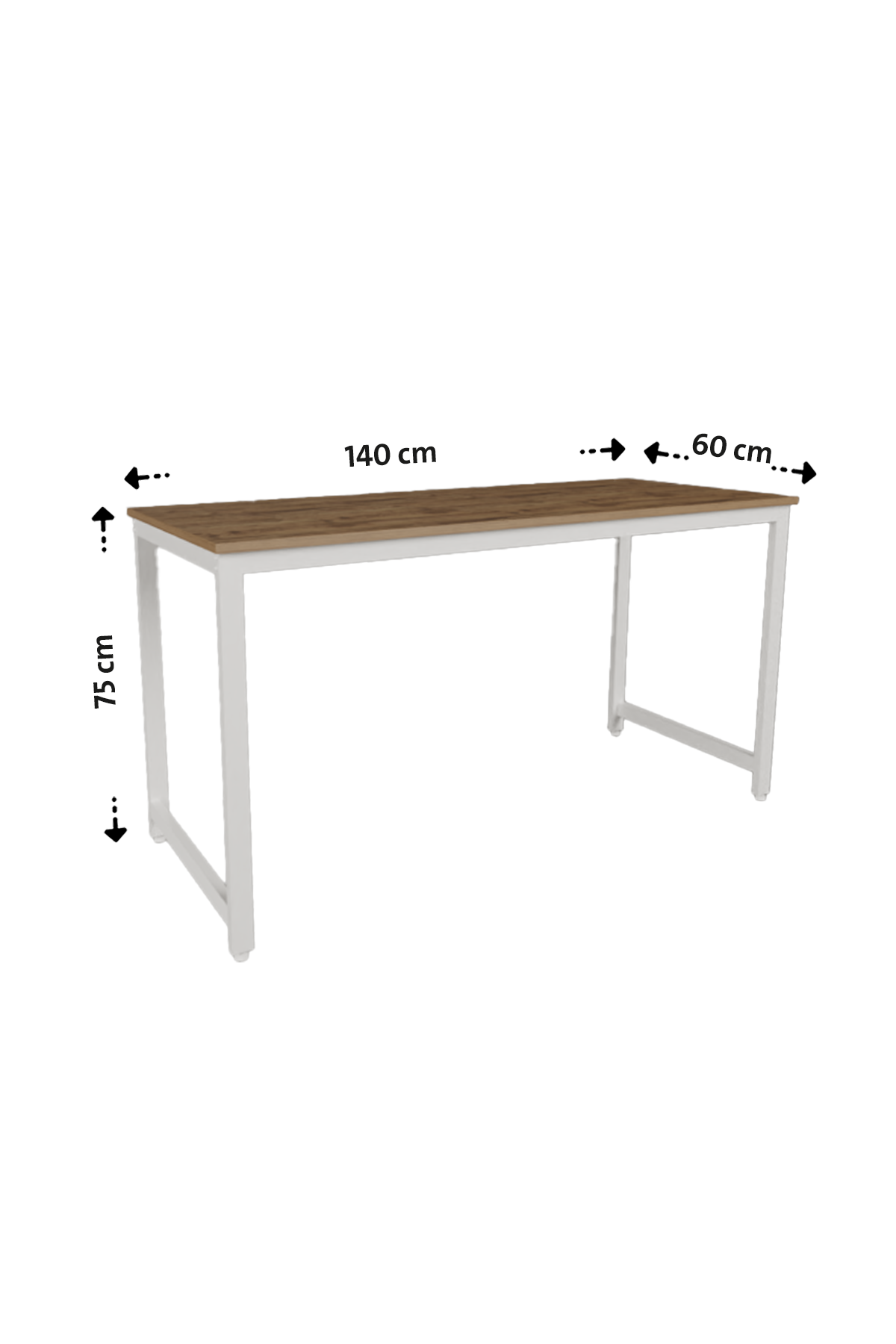 Masă de Birou Modernă și Funcțională – Masă pentru Calculator, Design Pin Atlantic