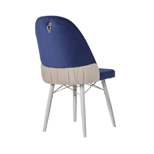 Colezyon Scaun Albastru-Crem / Desire Furniture - Desire Furniture
