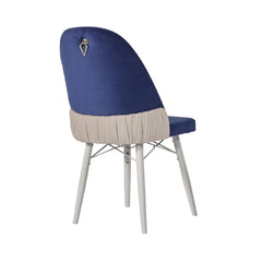 Colezyon Scaun Albastru-Crem / Desire Furniture - Desire Furniture