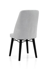 Scaun Babyface Madrid Gri Picioare Negru