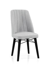 Babyface Madrid Set Masa Extensibila 80x130-170 si Scaune 6 bucati Gri