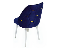 Babyface Fergana Scaun Albastru (picioare albe) / Desire Furniture - Desire Furniture