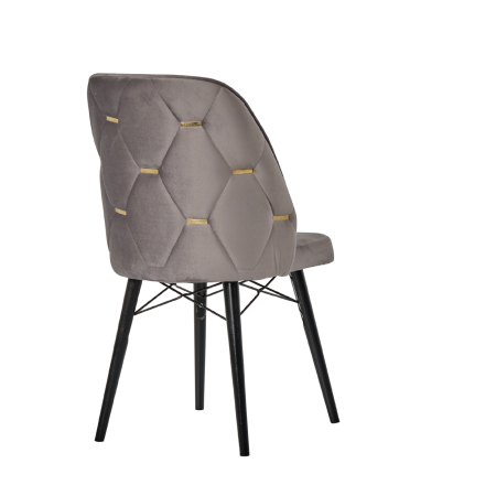 Babyface Fergana Scaun Gri Antracit (picior negru) / Desire Furniture - Desire Furniture