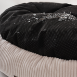 Pat Legend de lux pentru pisici/câini, bază antiderapantă, material certificat, lavabil, Gri-Crem