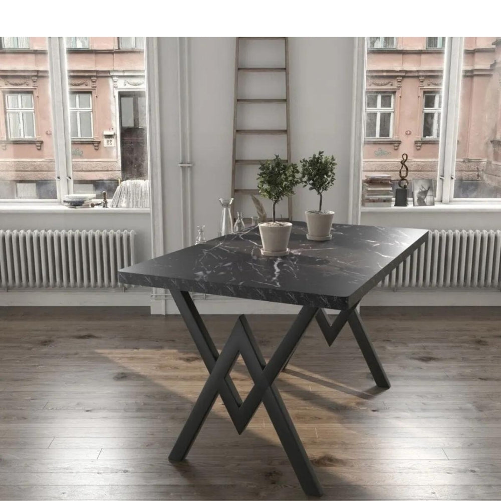 Masa Teddy 80*120, Bucatarie, Living, Cafenea, Marmura Negru