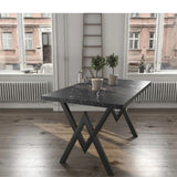 Masa Teddy 80*120, Bucatarie, Living, Cafenea, Marmura Negru